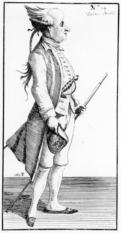 Karikatur von Raimondo Cocchi von Thomas Patch